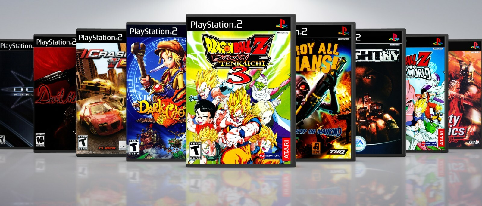 Replacement PlayStation 2 PS2 Titles C-D Covers and Cases