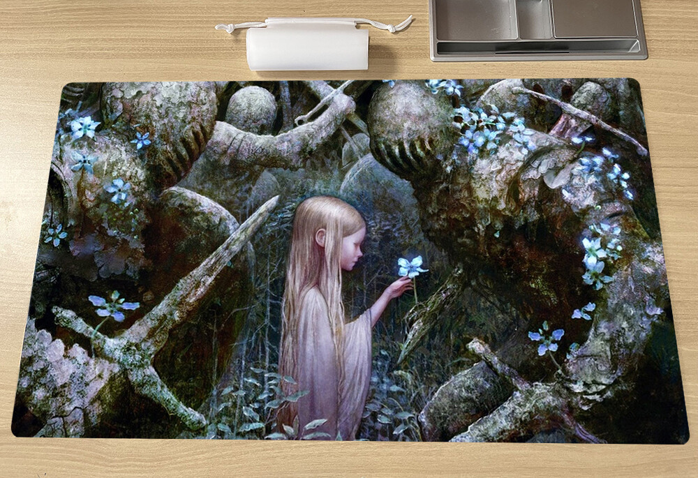 Duel Battlefield Stasis MTG Playmat Magic The Gathering TCG