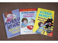 3 Horrid Henry Books for Kids