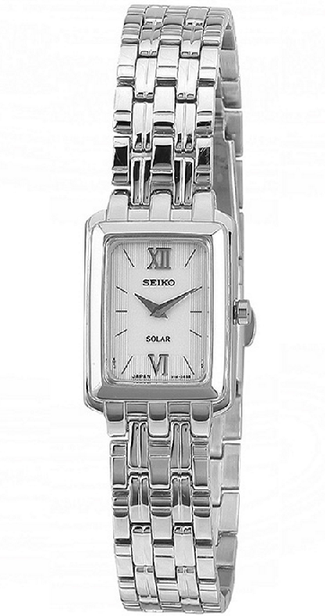 Pre-owned Seiko Solar Power Stainless Steel Ladies Watch Sup009p1