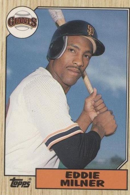 1987 Topps Traded - Eddie Milner #78T