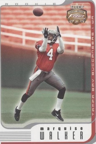 2002 Fleer Focus Jersey Edition Marquise Walker #106