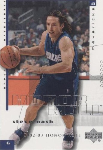 2002-03 Upper Deck Honor Roll - Steve Nash #15