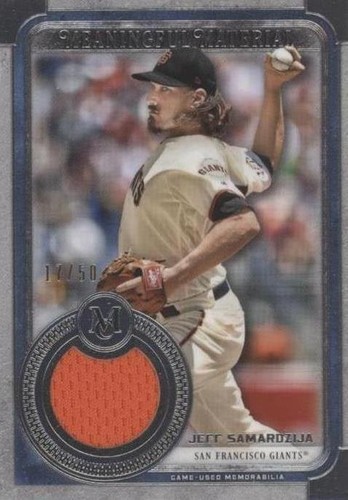 2019 Topps Museum Collection - Jeff Samardzija #MMR-JS