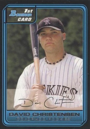 2006 Bowman Draft Picks & Prospects - David Christensen #DP50