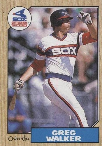1987 O-Pee-Chee - Greg Walker #302