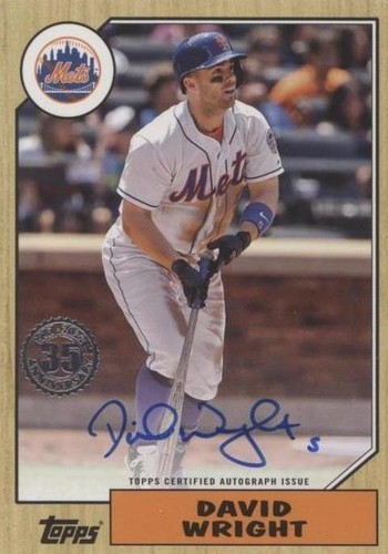 2022 Topps Series 1 - David Wright #87BA-DW