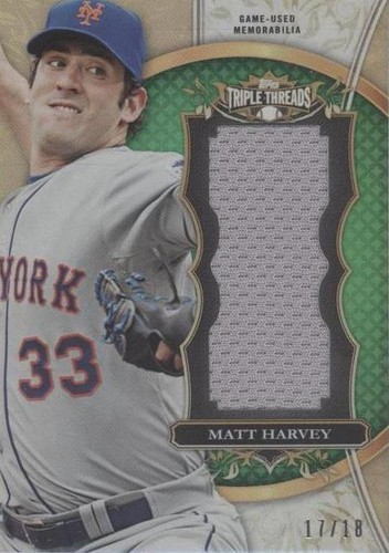 2013 Topps Triple Threads - Matt Harvey #TTUJR-MH3
