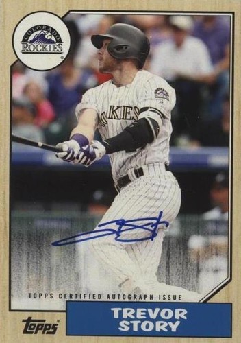 2017 Topps - Trevor Story #1987A-TS