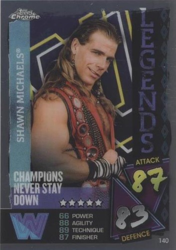 2021 Topps Chrome WWE Slam Attax - Shawn Michaels #140