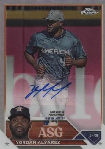 2023 Topps Chrome Update Series - Yordan Alvarez #ASGA-YA