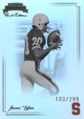 2008 Press Pass Legends Bowl Edition James Lofton #88