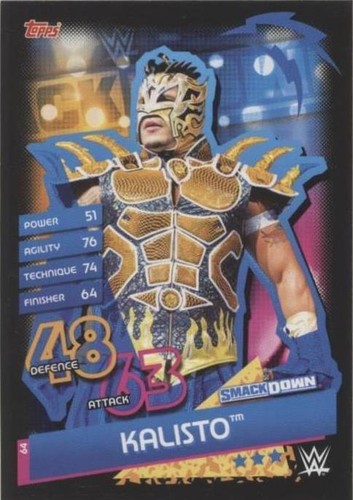 2020 Topps WWE Slam Attax Reloaded - Kalisto #64