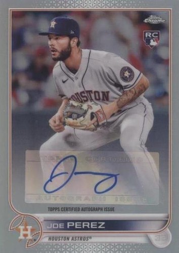 2022 Topps Chrome Update Series - Joe Perez #AC-JPE