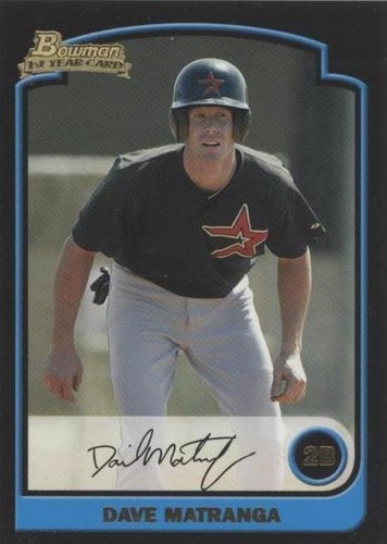 2003 Bowman Draft Picks & Prospects - Dave Matranga #BDP109