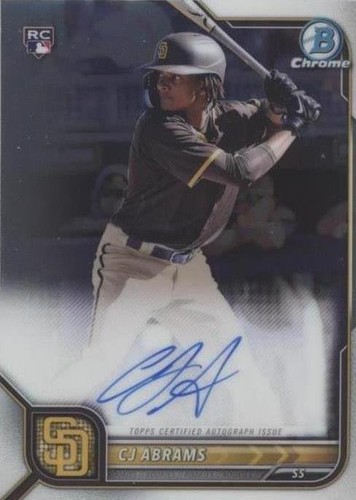 2022 Bowman Chrome - C.J. Abrams #CRA-CA