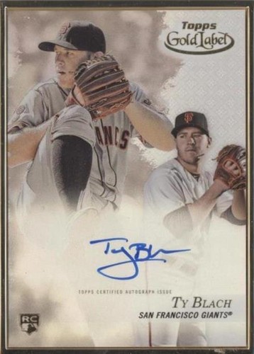 2017 Topps Gold Label - Ty Blach #FA-TB