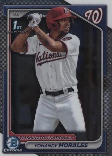 Emil Morales 1ST Rookie 2024 Bowman Chrome BCP-221 Los Angeles 