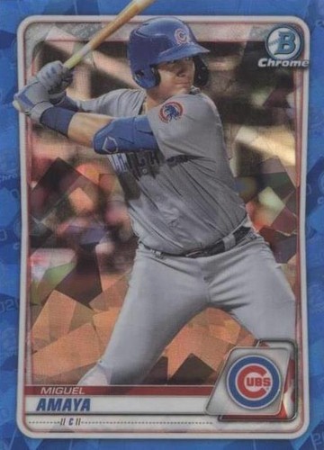 2020 Bowman Chrome Prospect Miguel Amaya #BCP-136 Chicago