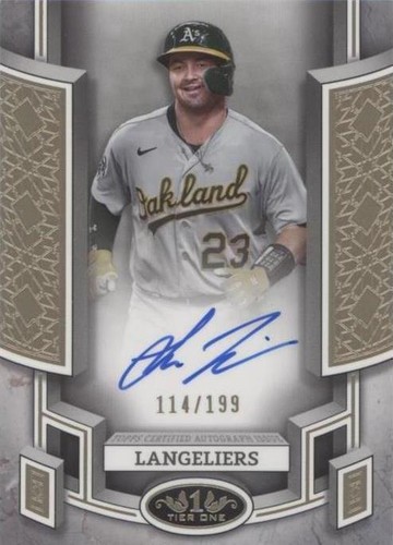 2024 Topps Tier One - Shea Langeliers #BOA-SL