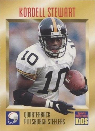 KORDELL STEWART RARE Steelers QB 1996 NFL Sports Illustrated