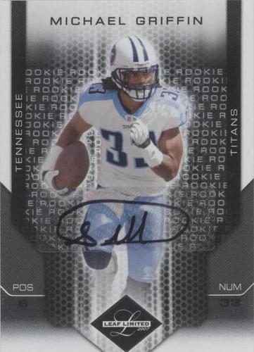 2007 Leaf Limited Michael Griffin #256