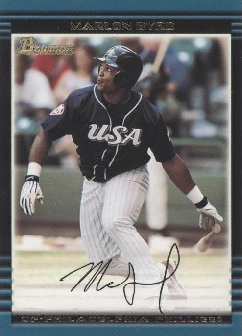 Bowman Draft Picks & Prospects 2002 - Marlon Byrd #BDP138