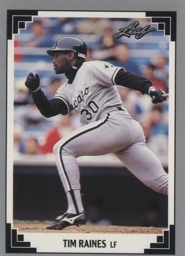 1991 Leaf - Tim Raines #413