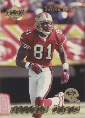 1998 Collector's Edge Supreme Season Review Terrell Owens #158