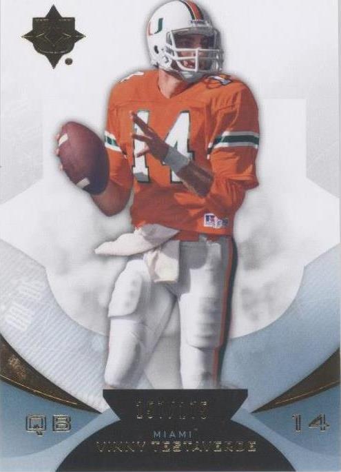 2013 Upper Deck Ultimate Collection Vinny Testaverde #31