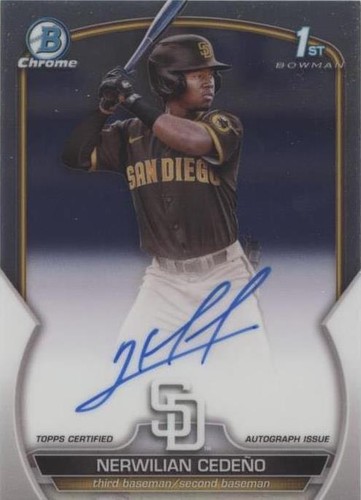 2023 Bowman Chrome Prospect Speckle Refractor /299 Nerwilian