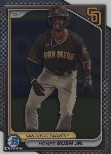 2024 Bowman - Homer Bush Jr. #BCP-87