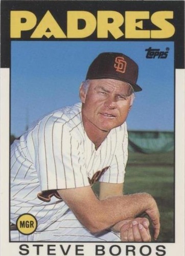 1986 Topps Traded - Steve Boros #15T