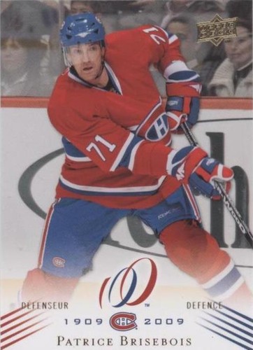 2008-09 Upper Deck Montreal Canadiens Centennial Set - Patrice Brisebois #113