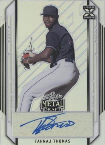 2021 Leaf Metal Draft - Tahnaj Thomas #BA-TT1