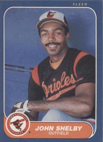 1986 Fleer - John Shelby #287
