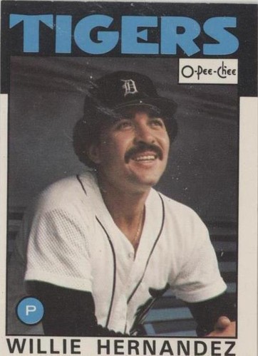 1986 O-Pee-Chee - Willie Hernandez #341
