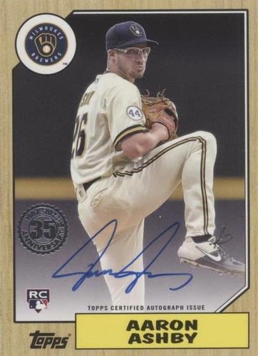 2022 Topps Series 2 - Aaron Ashby #87BA-AA
