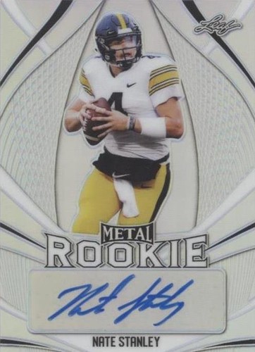 2020 Leaf Metal Rookie Autographs Nate Stanley #MR-NS1