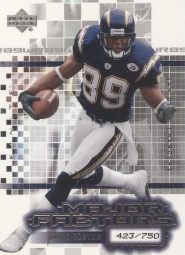 2003 Upper Deck Finite David Boston #151