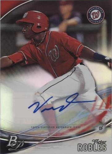 2016 Bowman Platinum - Victor Robles #TPA-VR