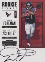 2017 Panini Contenders D'onta Foreman #318