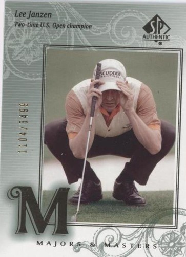 2002 SP Authentic - Lee Janzen #128