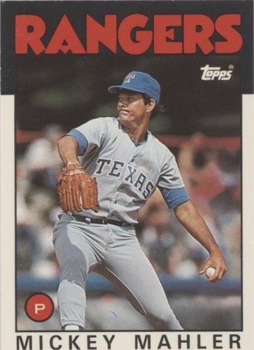 1986 Topps Traded - Mickey Mahler #68T