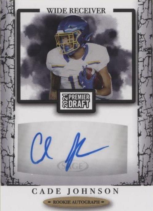 2021 Sage Premier Draft Cade Johnson #A8