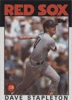 1986 Topps - Dave Stapleton #151