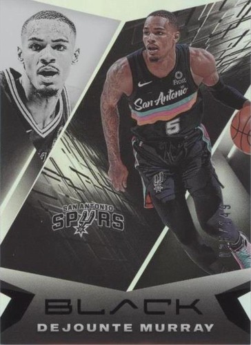 Dejounte Murray 2020-21 Panini Stickers #471 NBA Spurs Foil