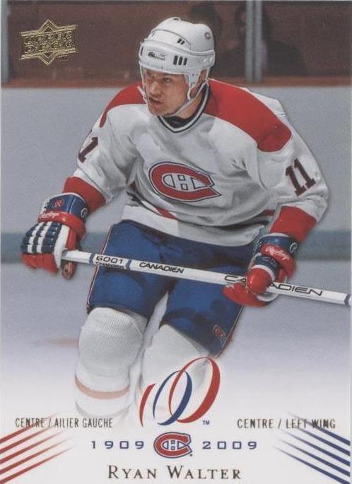 2008-09 Upper Deck Montreal Canadiens Centennial Set - Ryan Walter #147