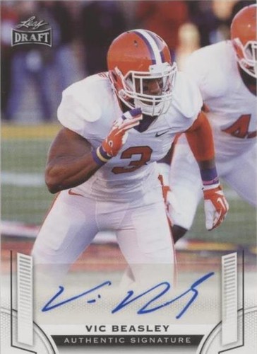 2015 Leaf Draft Vic Beasley #BA-VB1
