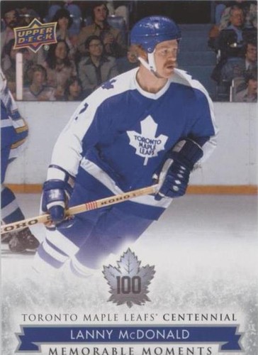 2017 Upper Deck Toronto Maple Leafs Centennial - Lanny McDonald #185